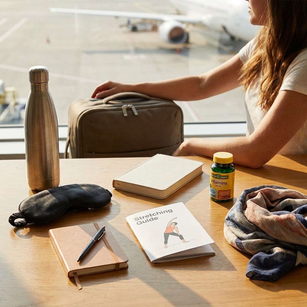 Healthy travel routines for summer planning season: sleep, hydration, movement, and stress (without ‘biohacks’)