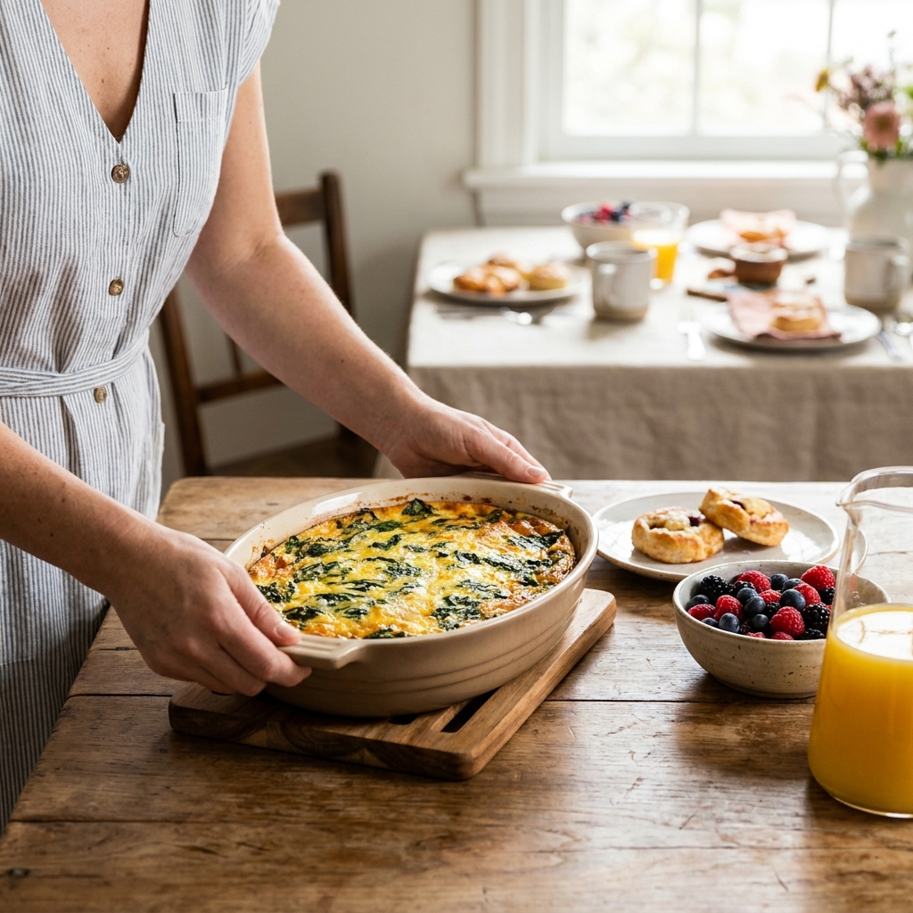 Healthy brunch at home for Mother’s Day weekend: balanced, make-ahead menu templates and food safety tips