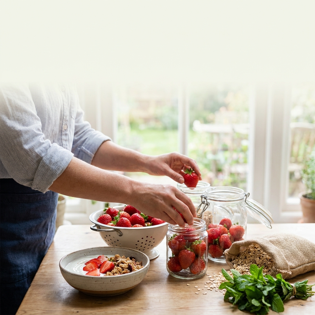 Strawberry season wellness: simple, healthy ways to use fresh berries (storage, washing, and easy recipes)