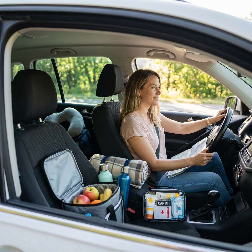 Memorial Day weekend road trip wellness: comfort, safety, snacks, and movement breaks