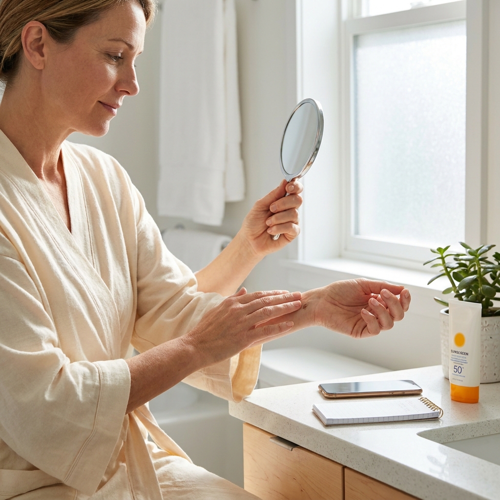 June skin check basics: how to do a simple at-home self-exam and when to see a dermatologist