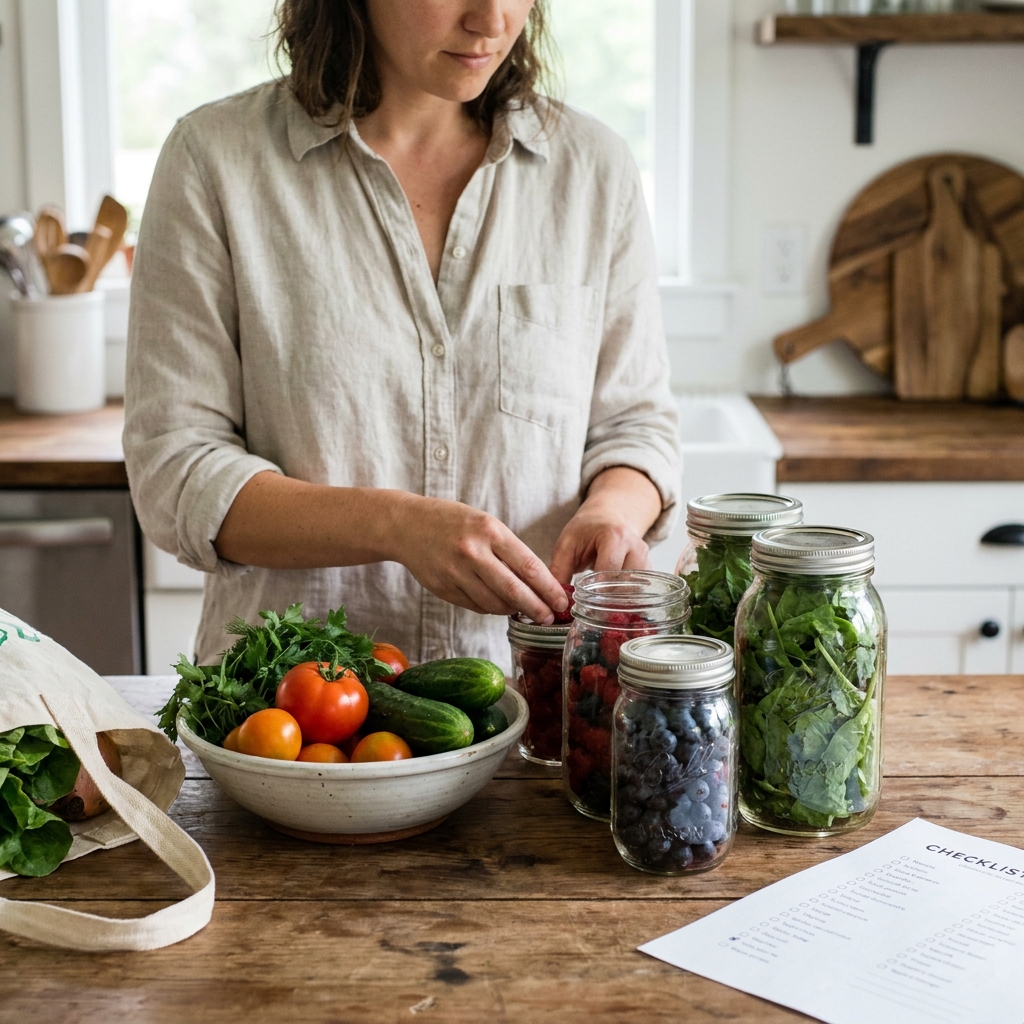 Summer farmers market wellness: how to shop, wash, store, and actually use fresh produce all week