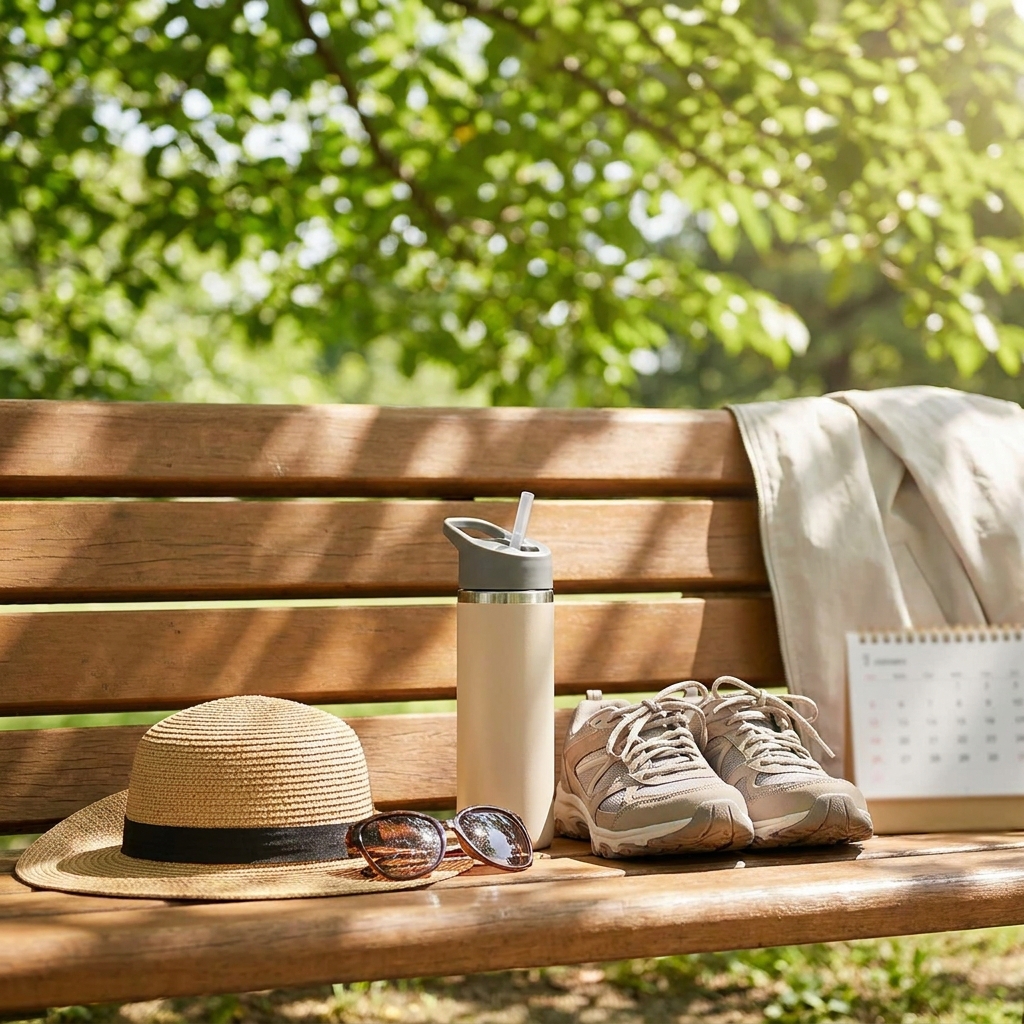 Mid-July walking plan for hot weather: how to stay consistent safely (morning/evening + indoor backups)