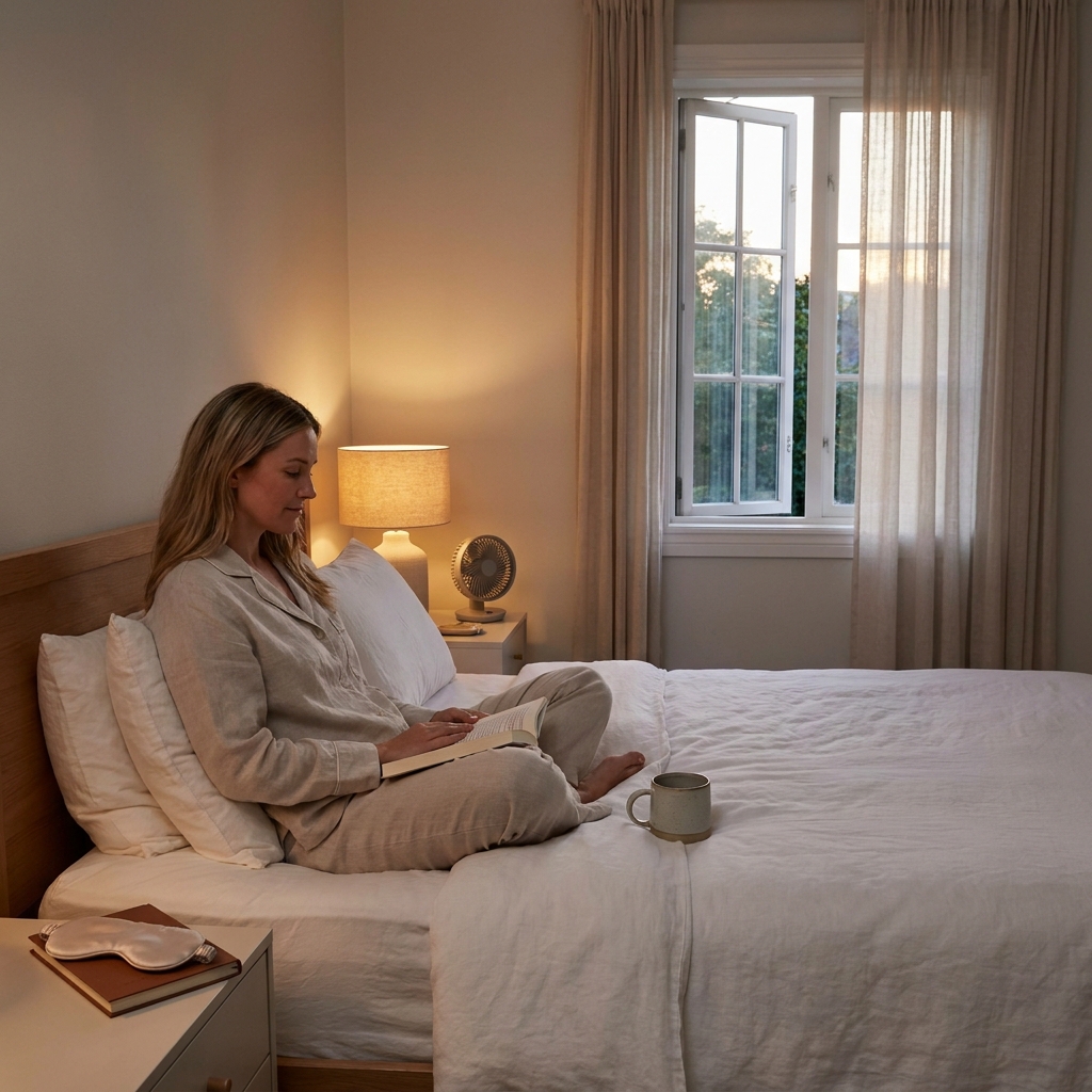 Late-July Sunday night sleep setup: a 30-minute routine to start the week feeling better